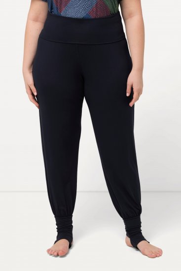 Ulla Popken Stirrup Yoga Pants Navy - Jeans & Hosen in Großen Größen – Plus Size - 