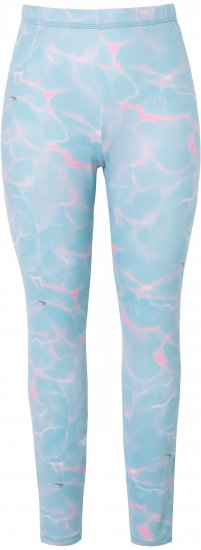 Ulla Popken Wave Print Ski Leggings Blue - Jeans & Hosen in Großen Größen – Plus Size - Jeans & Hosen, EU 42-70