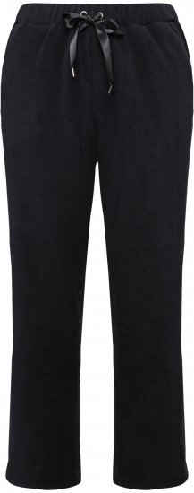 Ulla Popken Fleece Loungewear Pants Black - Jeans & Hosen in Großen Größen – Plus Size - 