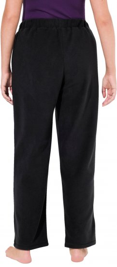 Ulla Popken Fleece Loungewear Pants Black - Jeans & Hosen in Großen Größen – Plus Size - 