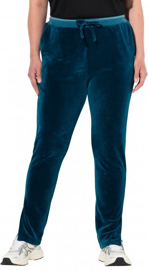 Ulla Popken Velvet Leggings Blue - Jeans & Hosen in Großen Größen – Plus Size - 