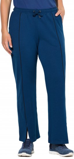 Ulla Popken Tracksuit Pants Blue - Jeans & Hosen in Großen Größen – Plus Size - 