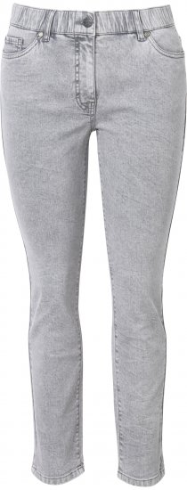 Ulla Popken Stretch Cotton Cargo Crop Pants White - Jeans & Hosen in Großen Größen – Plus Size - 