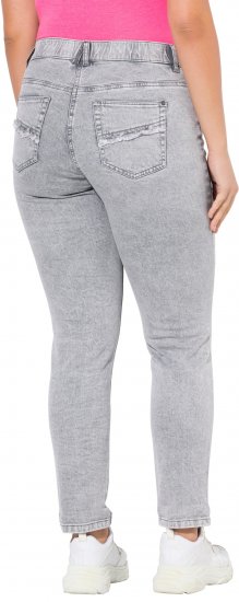 Ulla Popken Stretch Cotton Cargo Crop Pants White - Jeans & Hosen in Großen Größen – Plus Size - 