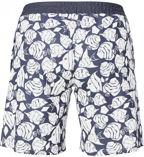 Ulla Popken Angelfish Mesh Shorts Blue - Jeans & Hosen in Großen Größen – Plus Size - 