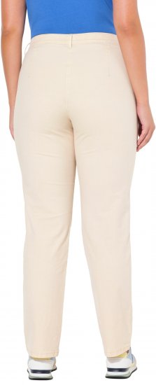 Ulla Popken Tapered Leg Mony Pants Dark Putty - Jeans & Hosen in Großen Größen – Plus Size - 