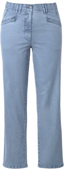 Ulla Popken Tapered Leg Mony Pants Atlantic Blue - Jeans & Hosen in Großen Größen – Plus Size - 