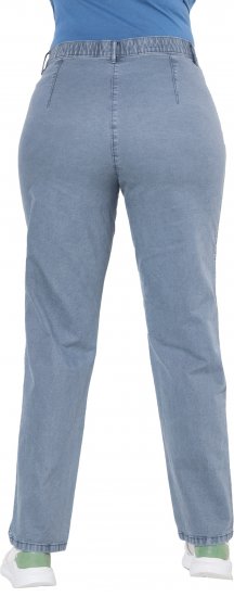 Ulla Popken Tapered Leg Mony Pants Atlantic Blue - Jeans & Hosen in Großen Größen – Plus Size - 