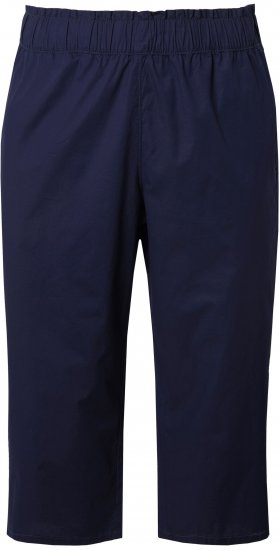 Ulla Popken Stretch Fit Paper Bag Culottes Navy - Jeans & Hosen in Großen Größen – Plus Size - 