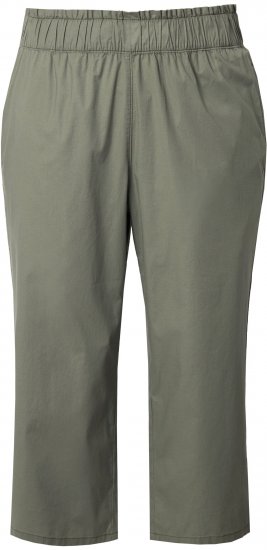 Ulla Popken Stretch Fit Paper Bag Culottes Green - Jeans & Hosen in Großen Größen – Plus Size - 