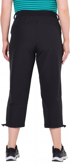 Ulla Popken Ultra Light Triple Function Cropped Softshell Pants Black - Jeans & Hosen in Großen Größen – Plus Size - 