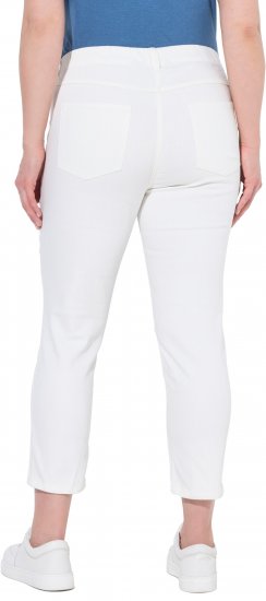 Ulla Popken Cropped Jeggings Snow White - Jeans & Hosen in Großen Größen – Plus Size - 
