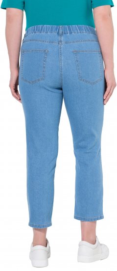 Ulla Popken Cropped Jeggings Light Blue Denim - Jeans & Hosen in Großen Größen – Plus Size - 