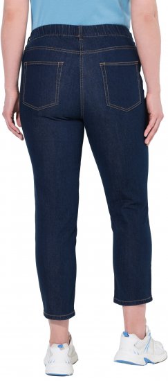 Ulla Popken Cropped Jeggings Denim Blue - Jeans & Hosen in Großen Größen – Plus Size - 
