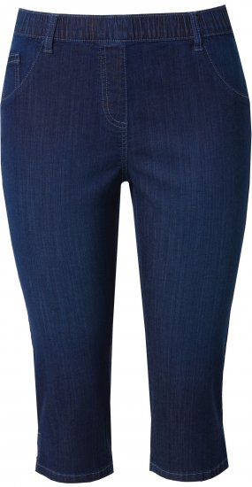 Ulla Popken Denim Elastic Waist Capres Blue - Jeans & Hosen in Großen Größen – Plus Size - 
