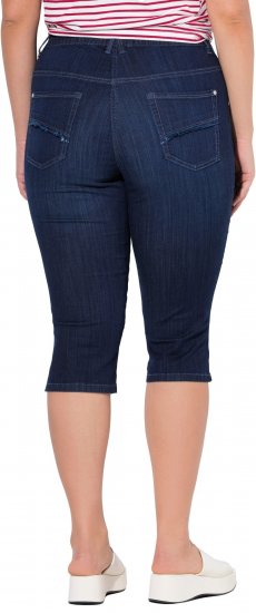Ulla Popken Denim Elastic Waist Capres Blue - Jeans & Hosen in Großen Größen – Plus Size - 