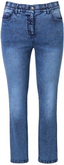 Ulla Popken Vintage Wash Stretch Fit Jeans Blue Denim - Jeans & Hosen in Großen Größen – Plus Size - 