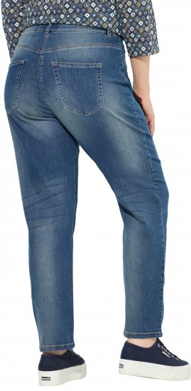 Ulla Popken Decorative Seam Stretch Fit Boyfriend Jeans Blue - Jeans & Hosen in Großen Größen – Plus Size - 
