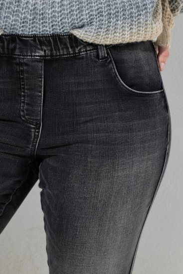 Ulla Popken Vintage Wash Jeggings Black - Leggings - Leggings in großen Größen