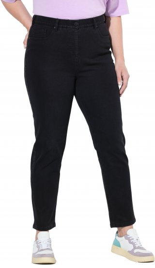 Ulla Popken Stretch Fit Mom Jeans Black - Jeans & Hosen in Großen Größen – Plus Size - 