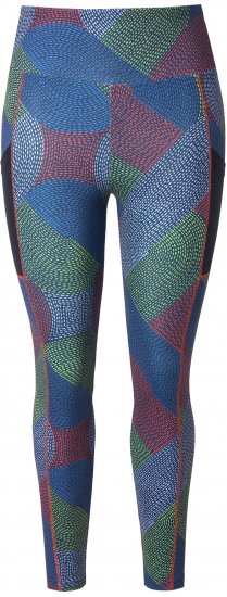 Ulla Popken Quick Drying Stitch Print Performance Leggings Grey - Jeans & Hosen in Großen Größen – Plus Size - 