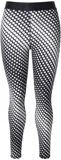 Ulla Popken Polka Dot Performance Leggings Black - Jeans & Hosen in Großen Größen – Plus Size - 