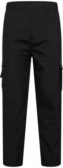 Kam Jeans 245 Soft Shell Elasticated Pants Black - Herren-jeans & -hosen - Herren-Jeans & -Hosen in großen Größen