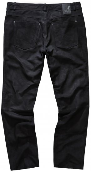 JP1880 Leather Pants Regular Fit Buffalo Nubuck Black - Herren-jeans & -hosen - Herren-Jeans & -Hosen in großen Größen