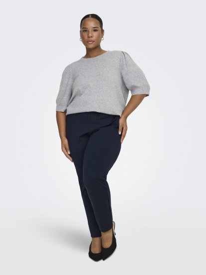 Only Carmakoma Goldtrash Classic Pants Navy - Hosen - 