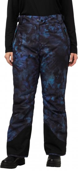 Ulla Popken Functional Trousers Ski Trousers Waterproof Velcro Closure Navy - Jeans & Hosen in Großen Größen – Plus Size - 