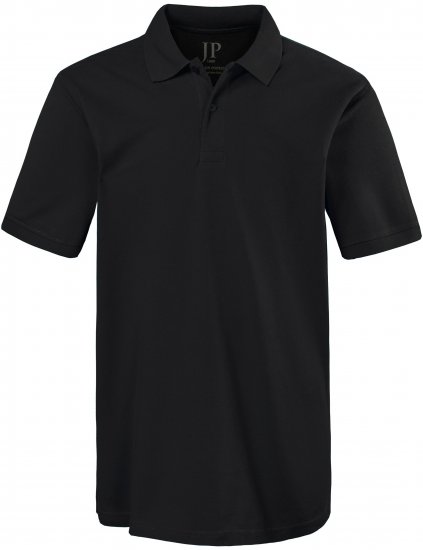 JP1880 Basic Sporty Classic Polo Shirt Short Sleeve Black TALL - TALL poloshirts - 