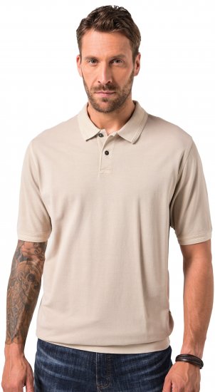 JP1880 Polo Shirt Short Sleeve Pique Dark Dusty Pink - Polo-shirts für herren - Polo-Shirts für Herren in großen Größen