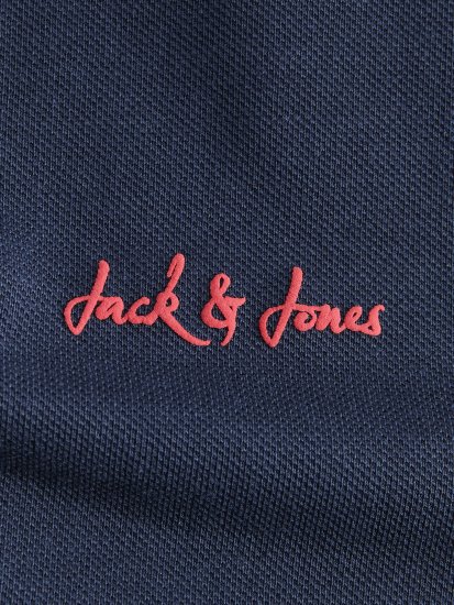 Jack & Jones Blaze Short Sleeve Polo Navy - Polo-shirts für herren - Polo-Shirts für Herren in großen Größen