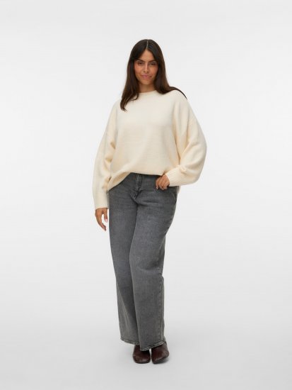 Vero Moda Boom Long Sleeve Pullover Birch - Strickpullover - 
