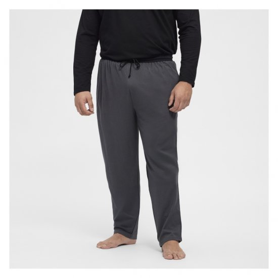 North Latitude Pyjama Pants Dark Grey Charcole - Pyjama/Loungewear - Schlafanzüge/Pyjama für Herren in Übergröße