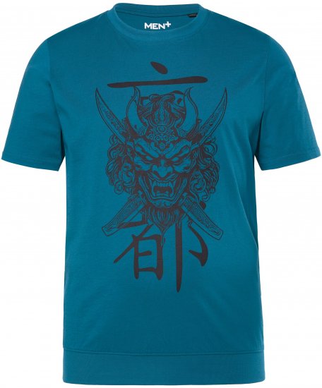 Men Plus T-Shirt Short Sleeve Lagoon Green - Herren-T-Shirts - Herren-T-Shirts in großen Größen