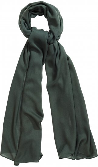 Ulla Popken Lightweight Scarf Olive Grey - Accessoires - 