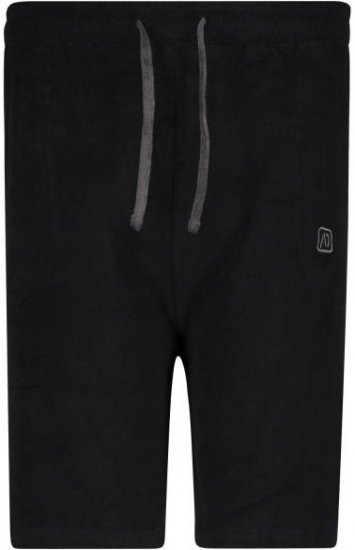 Adamo Terry Shorts Black - Herrenkleidung - Herrenkleidung in großen Größen