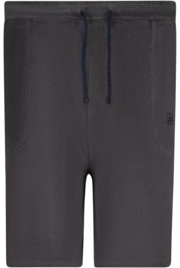 Adamo Terry Shorts Dark Grey - Herrenkleidung - Herrenkleidung in großen Größen