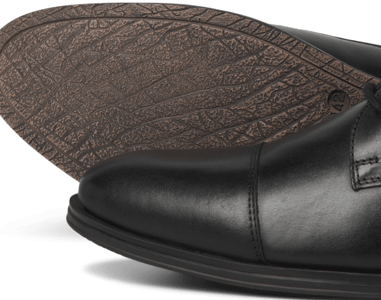 Jack & Jones Raymond Leather Shoes Anthracite - Herrenschuhe 40-52 - 