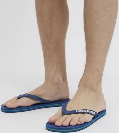 Jack & Jones Basic Flip Flop Slippers Blue Quartz - Herrenschuhe 40-52 - 