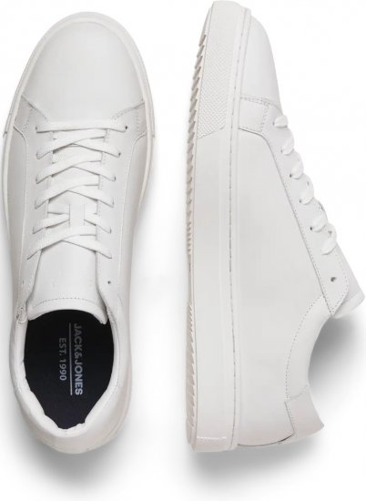 Jack & Jones Radcliffe Leather Sneakers White - Herrenschuhe 40-52 - 