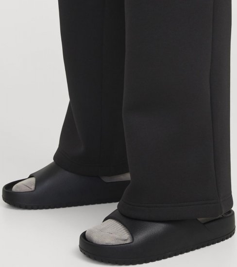 Jack & Jones Ripple Moulded Slider Slippers Anthracite - Herrenschuhe 40-52 - 