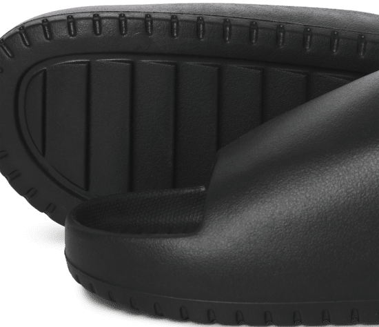 Jack & Jones Ripple Moulded Slider Slippers Anthracite - Herrenschuhe 40-52 - 