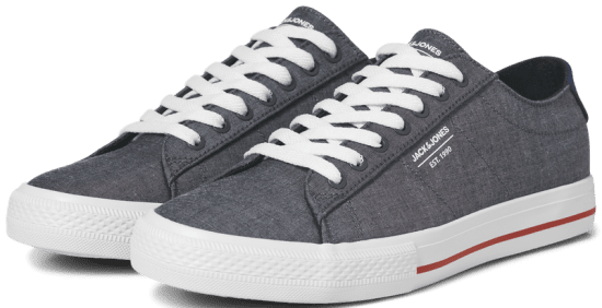 Jack & Jones Ryder Canvas Sneakers Chambray Blue - Herrenschuhe 40-52 - 