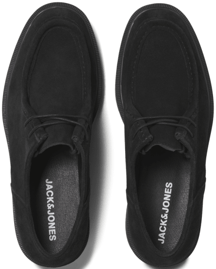 Jack & Jones Austin Suede Moc Black - Herrenschuhe 40-52 - 