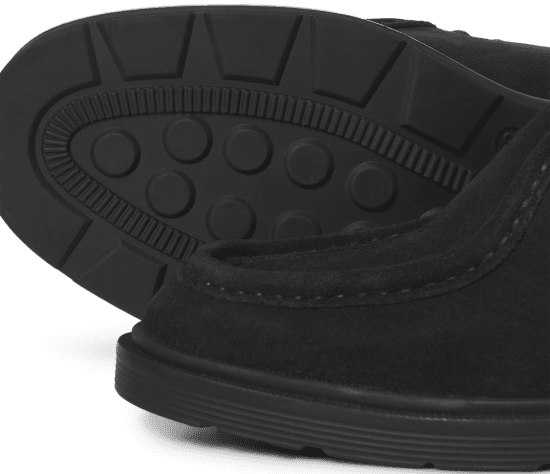 Jack & Jones Austin Suede Moc Black - Herrenschuhe 40-52 - 