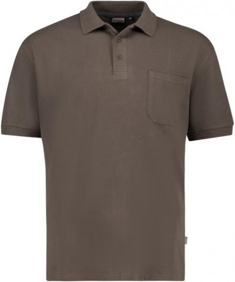Adamo 139311 Poloshirt RF Brown - Polo-shirts für herren - Polo-Shirts für Herren in großen Größen