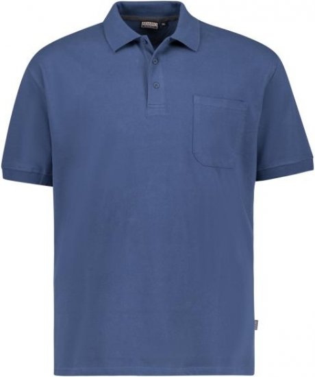 Adamo 139311 Poloshirt RF Denim Blue - Polo-shirts für herren - Polo-Shirts für Herren in großen Größen