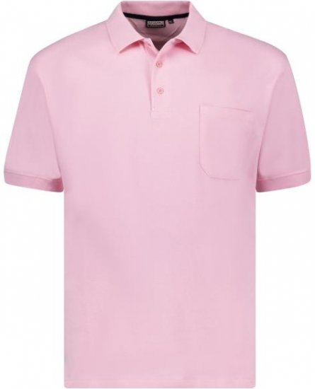 Adamo 139311 Poloshirt RF Pink - Polo-shirts für herren - Polo-Shirts für Herren in großen Größen